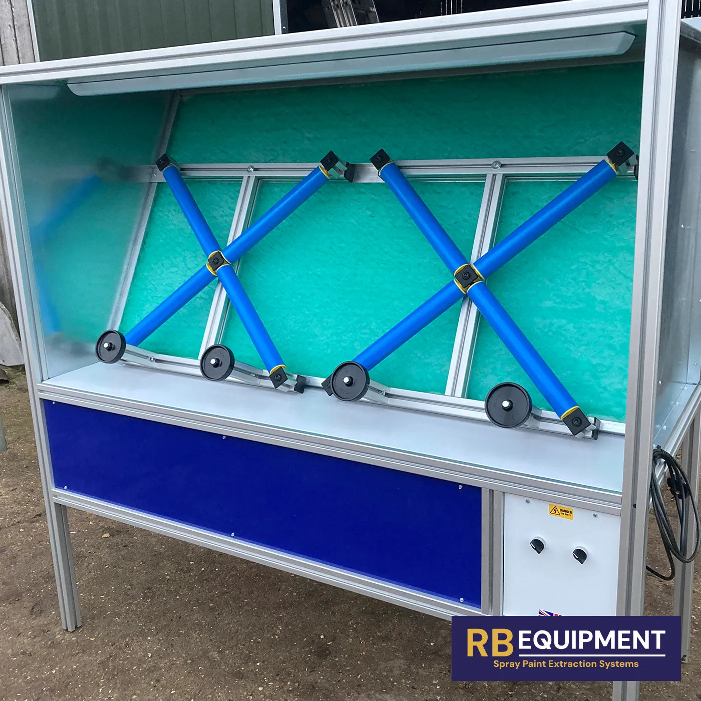 Double Alloy Wheel Spray Booth (Workshop Use)