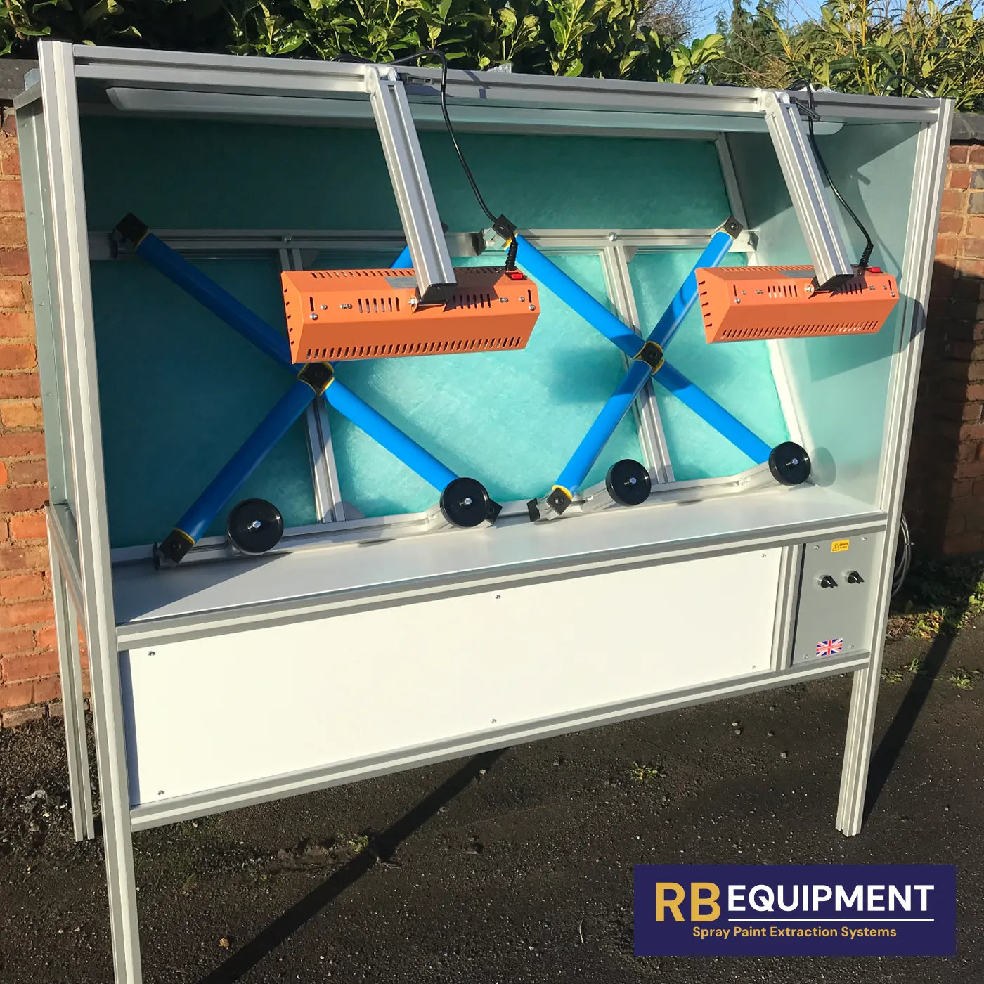 Double Alloy Wheel Spray Booth (Workshop Use)